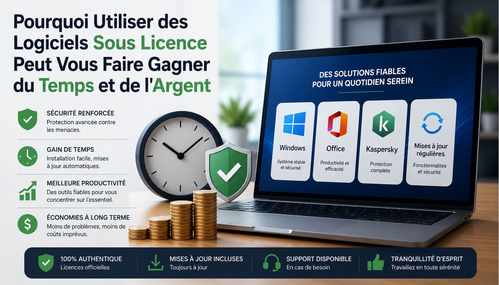 Pourquoi Utiliser des Logiciels Sous Licence Peut Vous Faire Gagner du Temps et de l’Argent