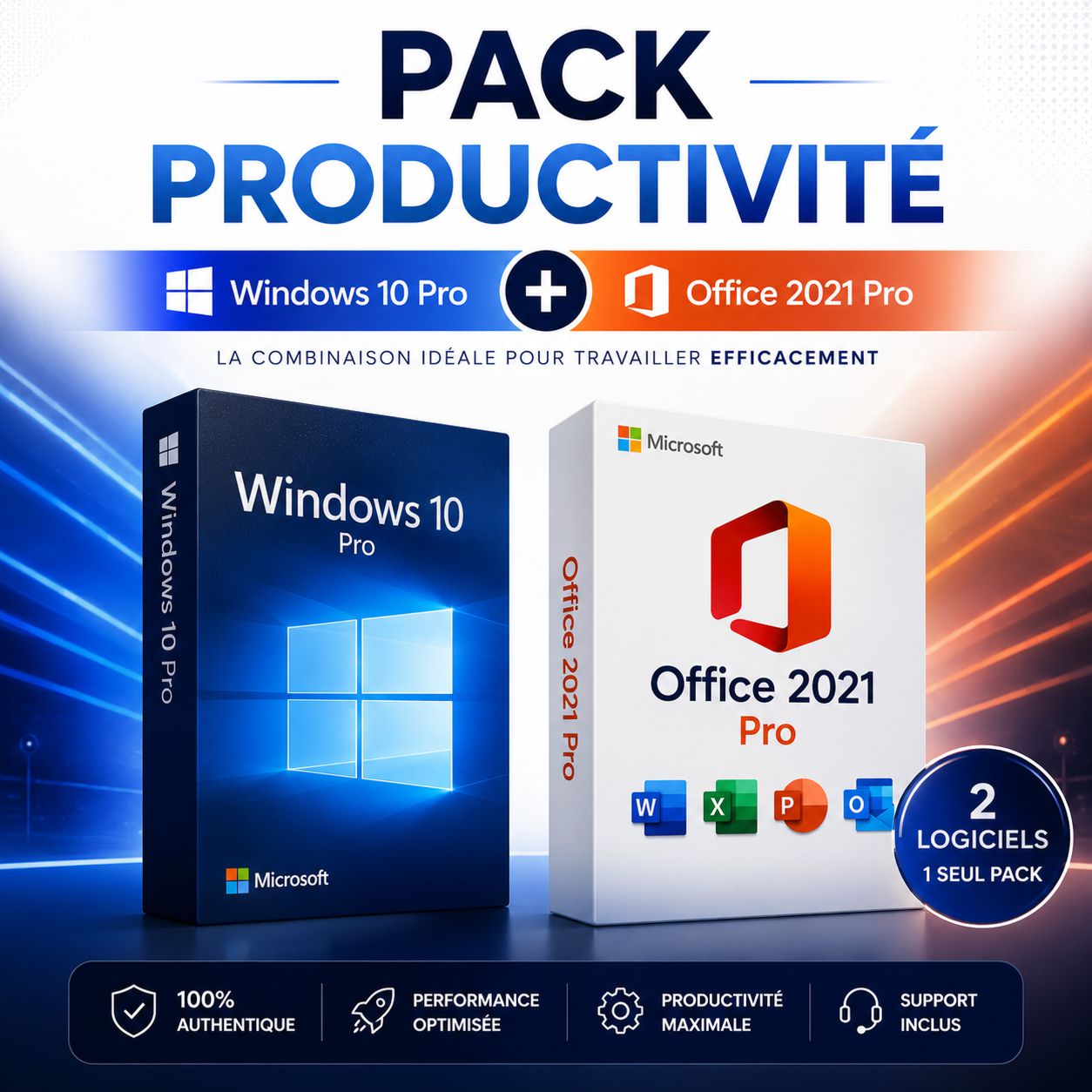 Pack Office 2021 Pro & Windows 10 Pro